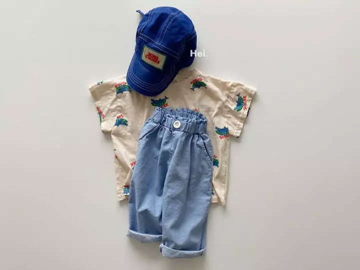 Hei - Korean Children Fashion - #kidzfashiontrend - Shirk Tee - 4