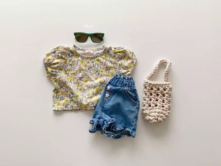 Hei - Korean Children Fashion - #Kfashion4kids - Molly Puff Tee - 12