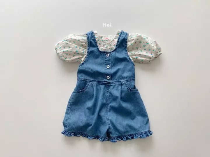 Hei - Korean Children Fashion - #Kfashion4kids - Bonbon Ovearlls - 3