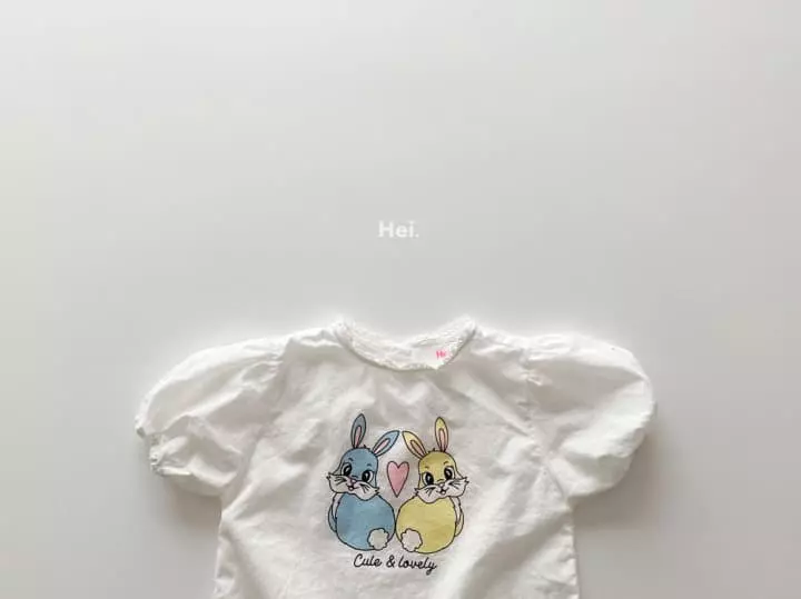 Hei - Korean Children Fashion - #designkidswear - Bunny Blouse