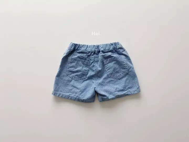Hei - Korean Children Fashion - #discoveringself - Check Shorts - 2