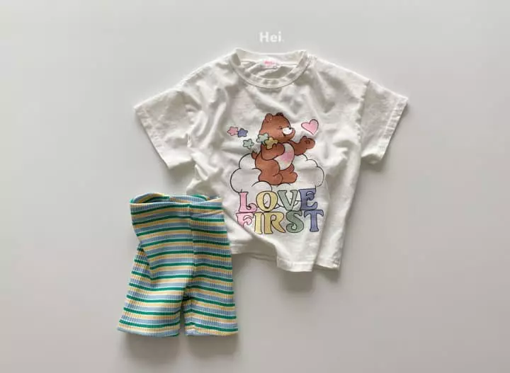 Hei - Korean Children Fashion - #discoveringself - Bear Long Tee - 10