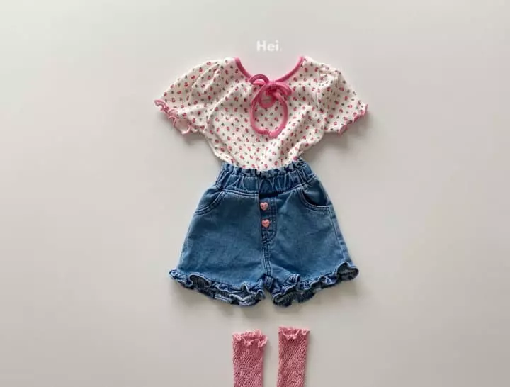 Hei - Korean Children Fashion - #discoveringself - Petit Ribbon Tee Flower - 5