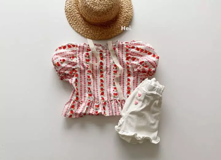 Hei - Korean Children Fashion - #kidsshorts - Sweet Blouse - 11