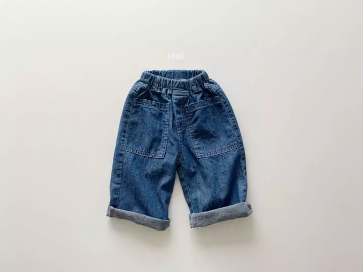 Hei - Korean Children Fashion - #kidsstore - Linen Jeans - 4