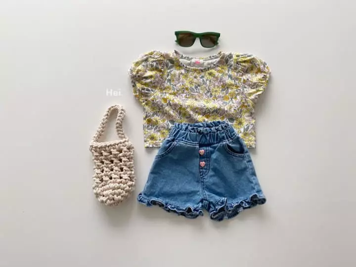 Hei - Korean Children Fashion - #kidzfashiontrend - Molly Puff Tee - 11