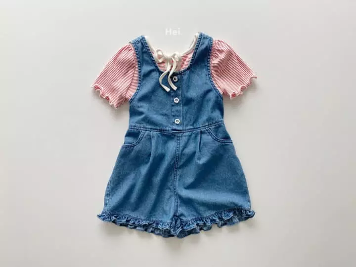 Hei - Korean Children Fashion - #Kfashion4kids - Bonbon Ovearlls - 4