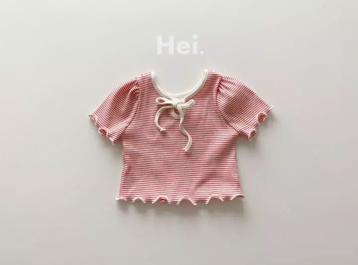 Hei - Korean Children Fashion - #magicofchildhood - Petit Ribbon Tee - 11