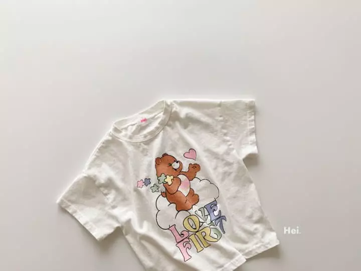 Hei - Korean Children Fashion - #minifashionista - Bear Long Tee - 2