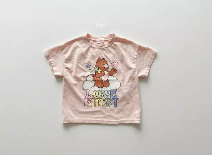 Hei - Korean Children Fashion - #prettylittlegirls - Bear Long Tee - 3