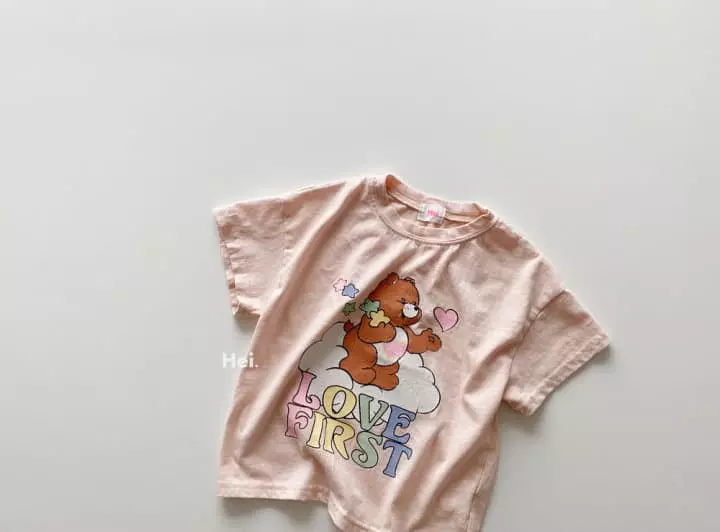 Hei - Korean Children Fashion - #prettylittlegirls - Bear Long Tee - 4