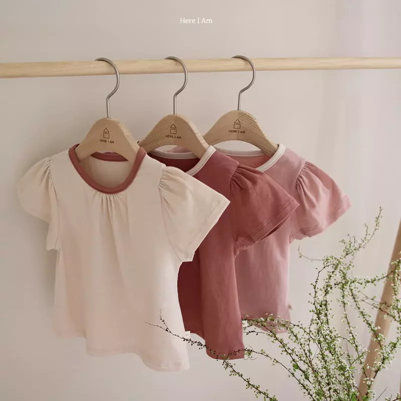 Here I Am - Korean Children Fashion - #childofig - Daisy Shirring Tee - 2