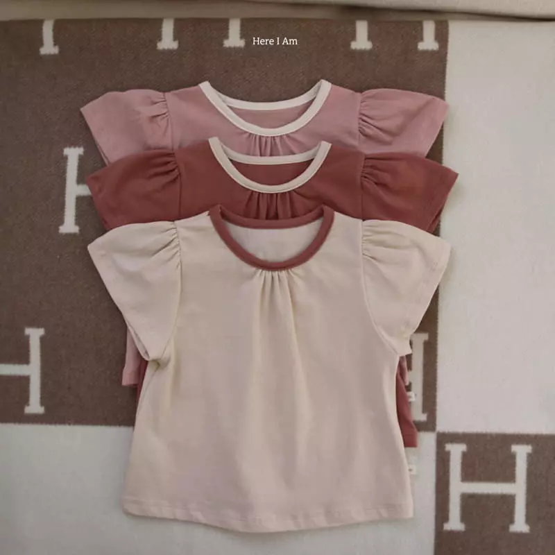 Here I Am - Korean Children Fashion - #childrensboutique - Daisy Shirring Tee - 3