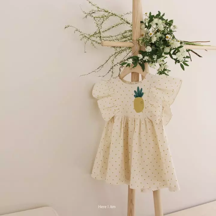 Here I Am - Korean Children Fashion - #childrensboutique - Pine Apple One-piece - 9