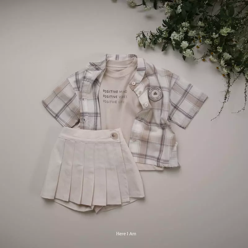 Here I Am - Korean Children Fashion - #designkidswear - Postive Tee - 8
