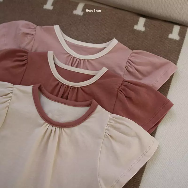 Here I Am - Korean Children Fashion - #childrensboutique - Daisy Shirring Tee - 4