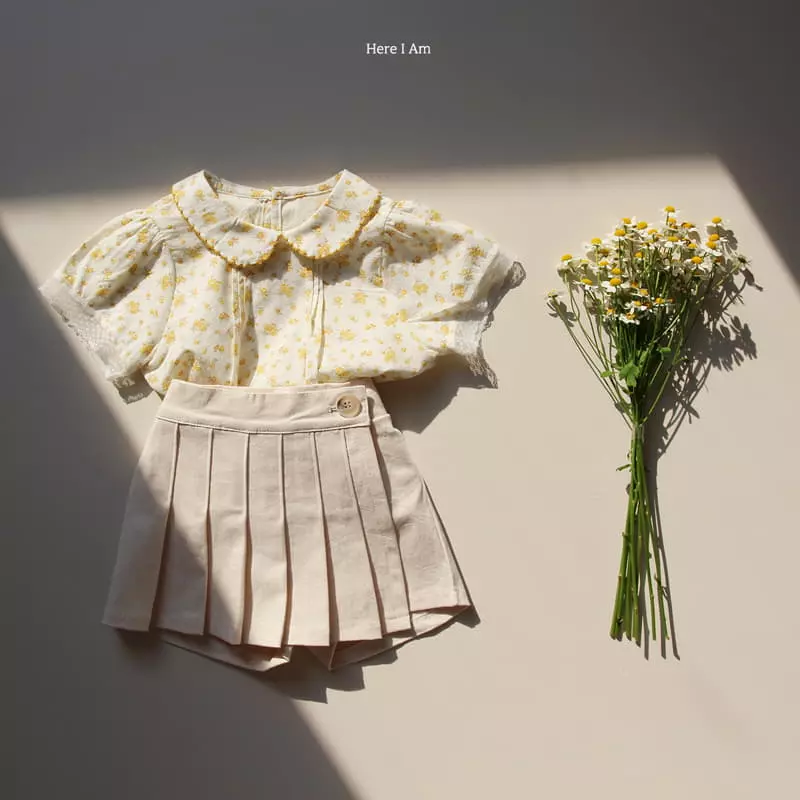 Here I Am - Korean Children Fashion - #discoveringself - Charron Wrap Skirt - 3