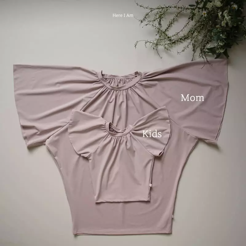 Here I Am - Korean Children Fashion - #discoveringself - Frill Swim Tee with mom - 9