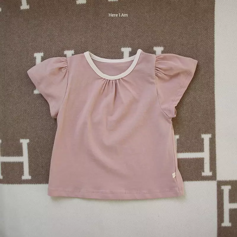 Here I Am - Korean Children Fashion - #fashionkids - Daisy Shirring Tee - 6