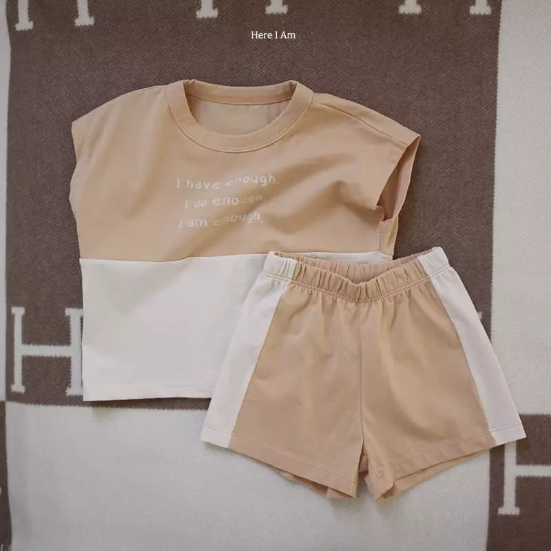 Here I Am - Korean Children Fashion - #fashionkids - Enough Top Bottom Set