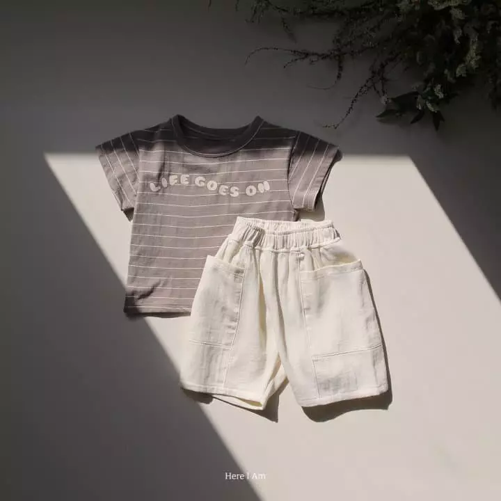 Here I Am - Korean Children Fashion - #fashionkids - Life Tee - 8