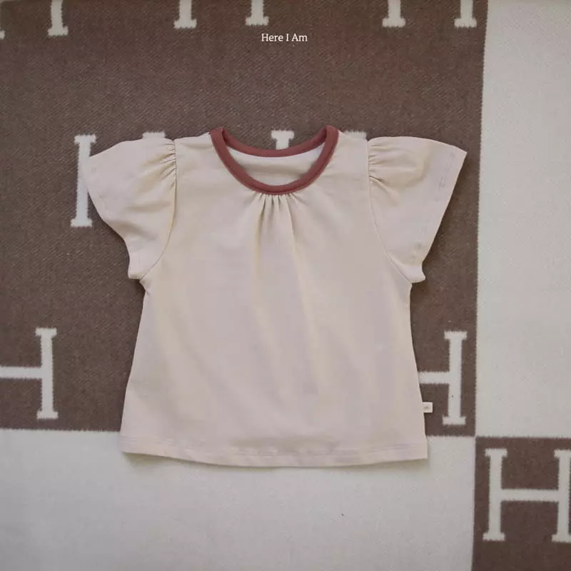 Here I Am - Korean Children Fashion - #kidsshorts - Daisy Shirring Tee - 7