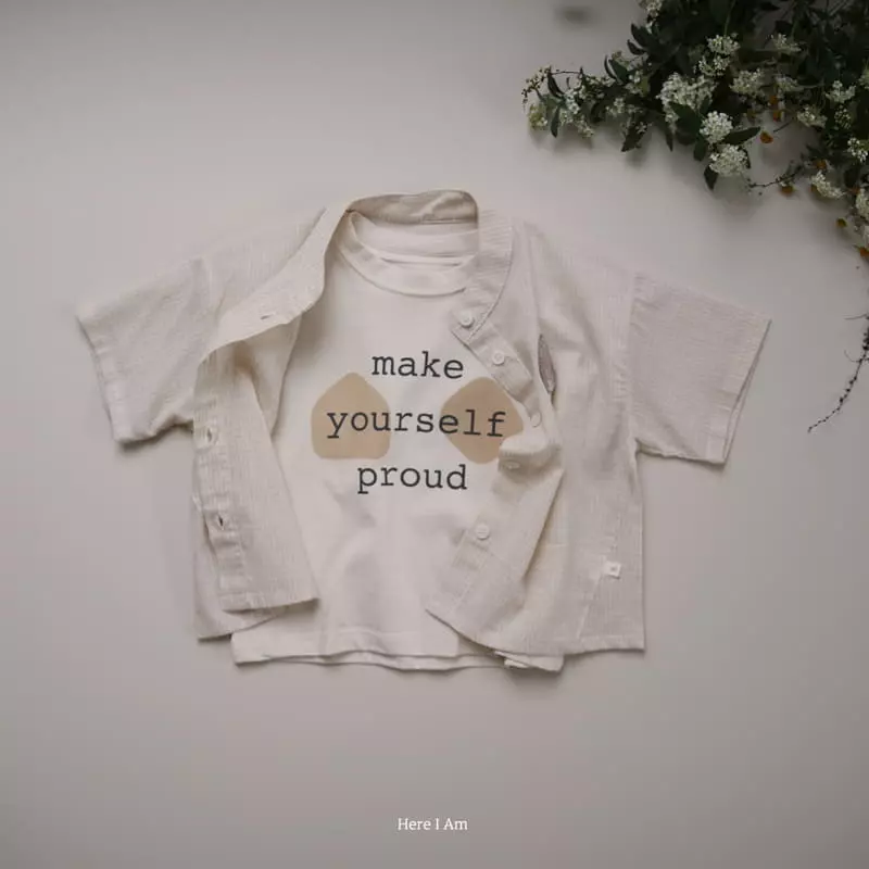 Here I Am - Korean Children Fashion - #kidsshorts - Pound Shirt - 6