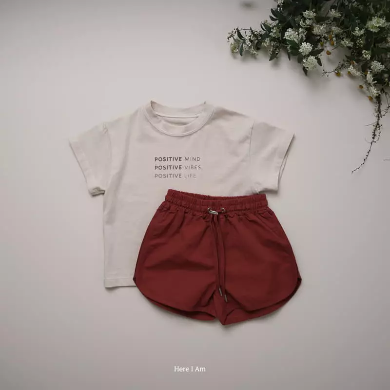Here I Am - Korean Children Fashion - #kidsstore - Postive Tee - 12