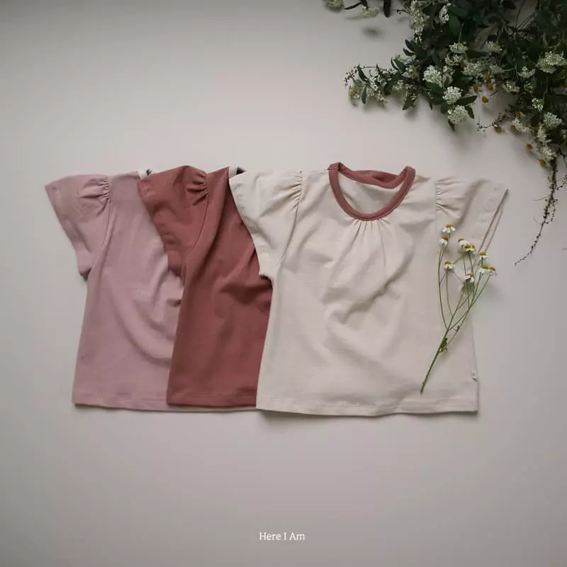 Here I Am - Korean Children Fashion - #kidzfashiontrend - Daisy Shirring Tee - 9