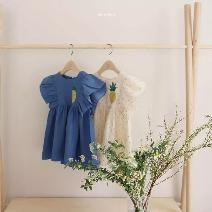 Here I Am - Korean Children Fashion - #kidzfashiontrend - Pine Apple One-piece