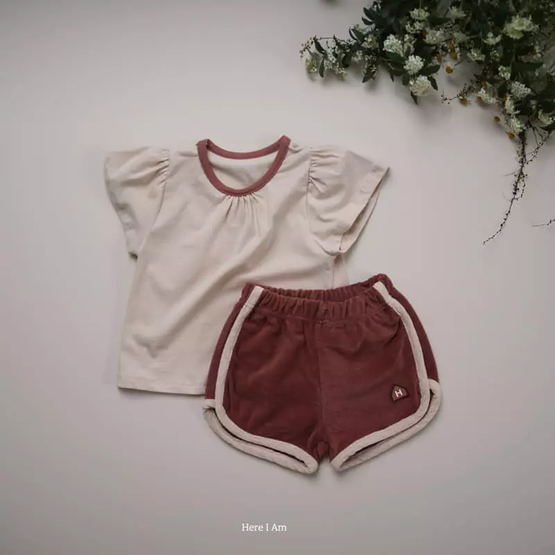 Here I Am - Korean Children Fashion - #magicofchildhood - Daisy Shirring Tee - 12