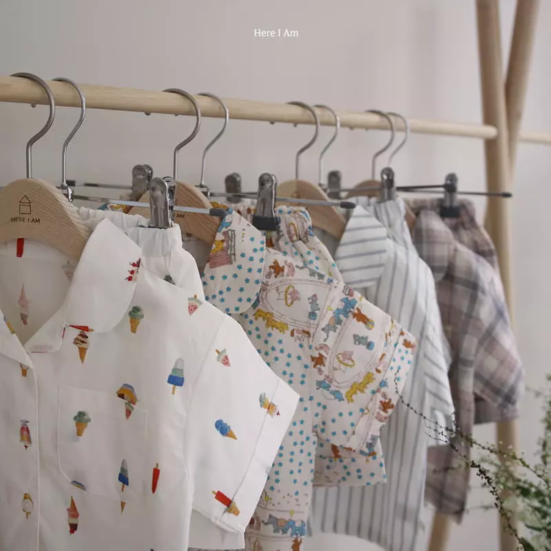Here I Am - Korean Children Fashion - #magicofchildhood - Petter Top Bottom Set - 2