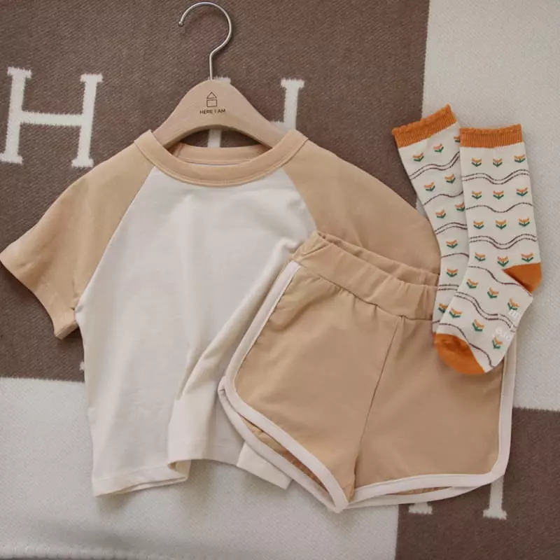 Here I Am - Korean Children Fashion - #minifashionista - Every Day Top Bottom Set - 3