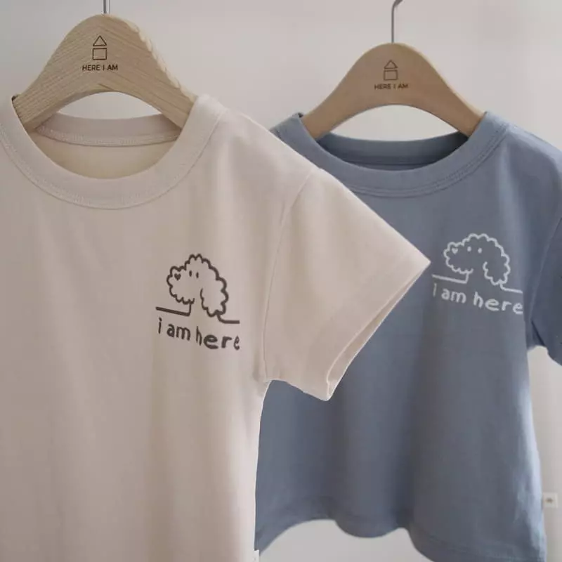 Here I Am - Korean Children Fashion - #minifashionista - Puppy Tee - 2