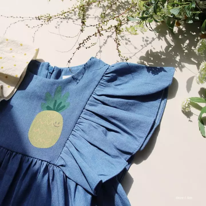 Here I Am - Korean Children Fashion - #minifashionista - Pine Apple One-piece - 5