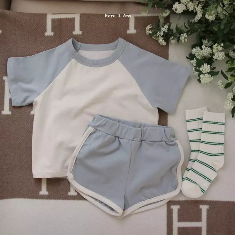 Here I Am - Korean Children Fashion - #stylishchildhood - Every Day Top Bottom Set - 7
