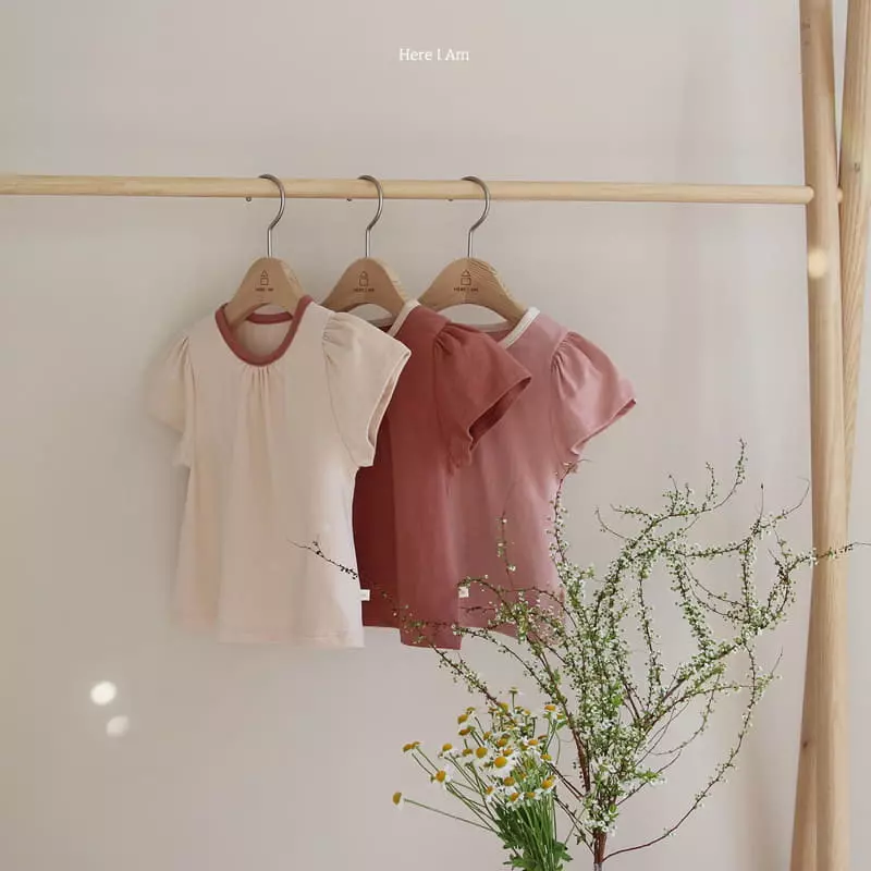 Here I Am - Korean Children Fashion - #stylishchildhood - Daisy Shirring Tee