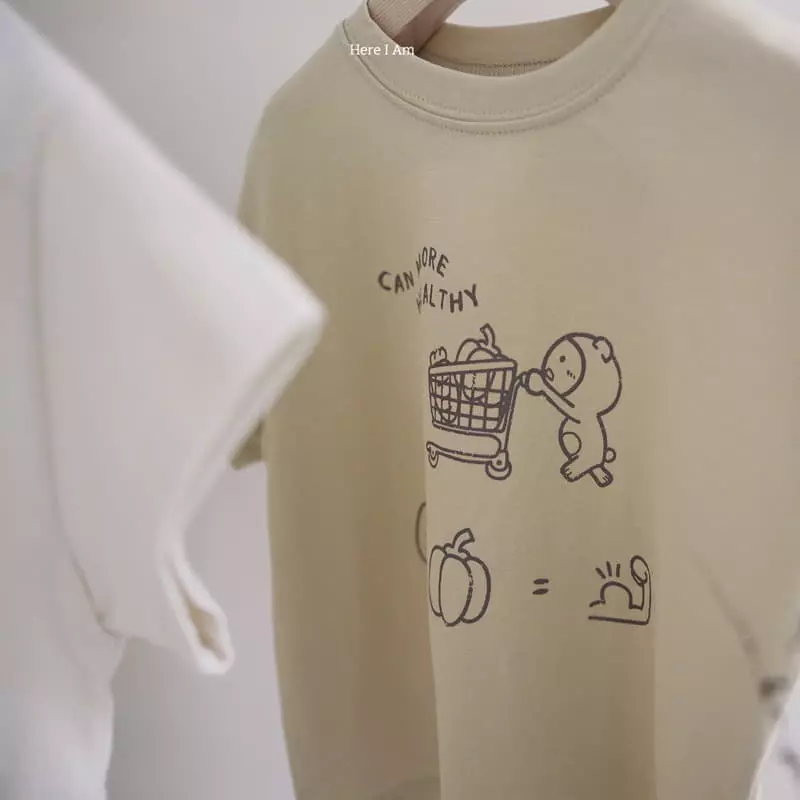 Here I Am - Korean Children Fashion - #todddlerfashion - Healthy Tee - 2