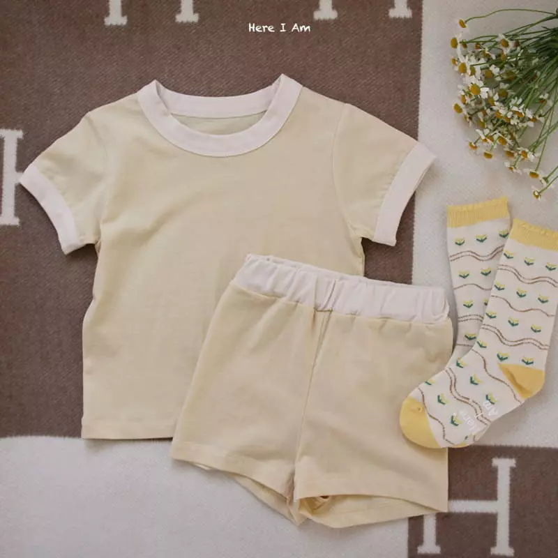 Here I Am - Korean Children Fashion - #todddlerfashion - Good Day Easywear Set - 4
