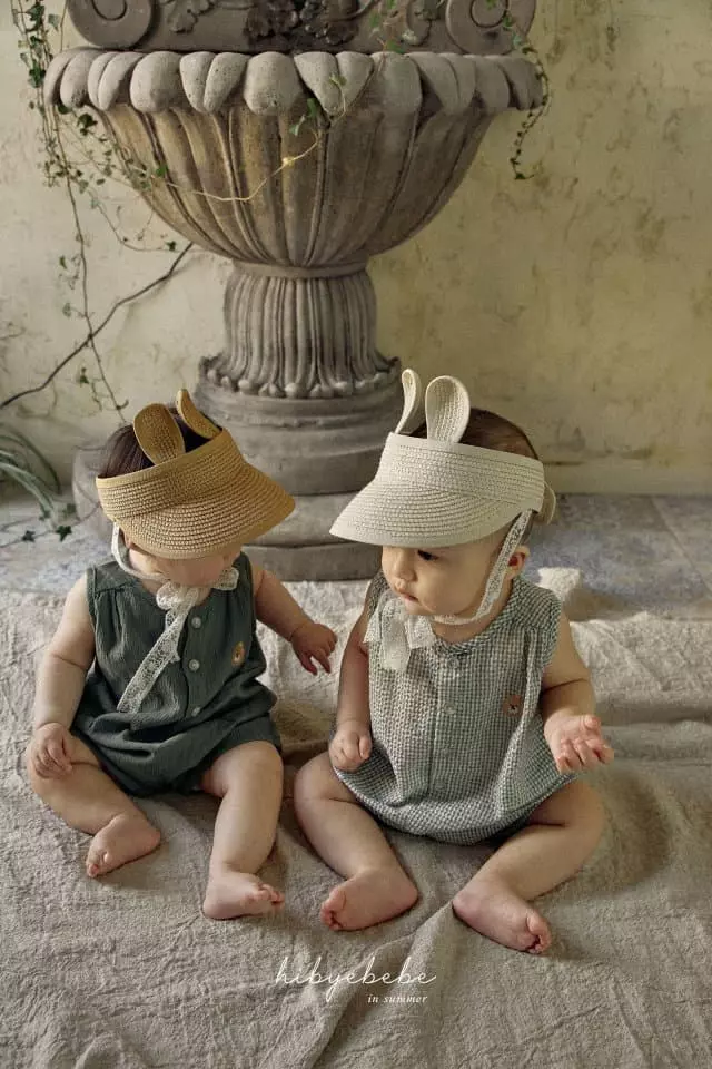 Hi Byebebe - Korean Baby Fashion - #babyoutfit - Bebe Button Sleeveless Bodysuit - 11
