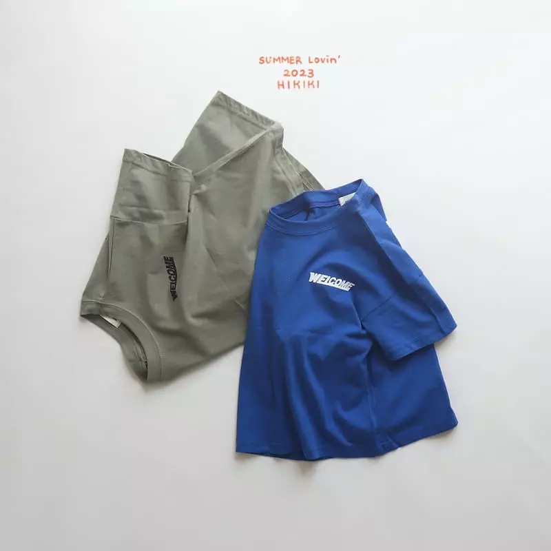 Hikiki - Korean Children Fashion - #childofig - Welcome Tee - 7