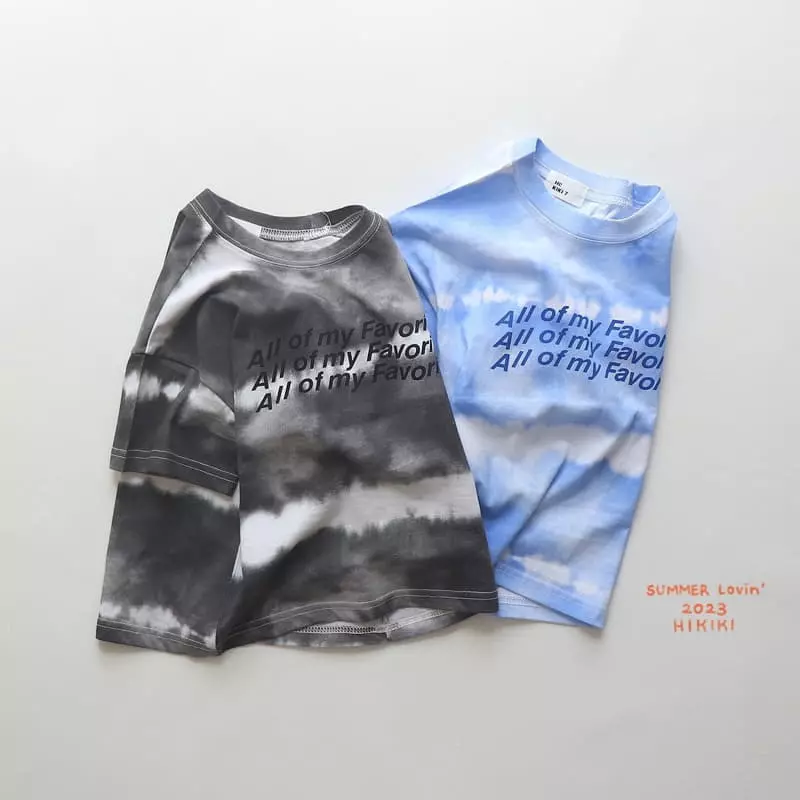Hikiki - Korean Children Fashion - #childrensboutique - Water Paitn Tee - 2