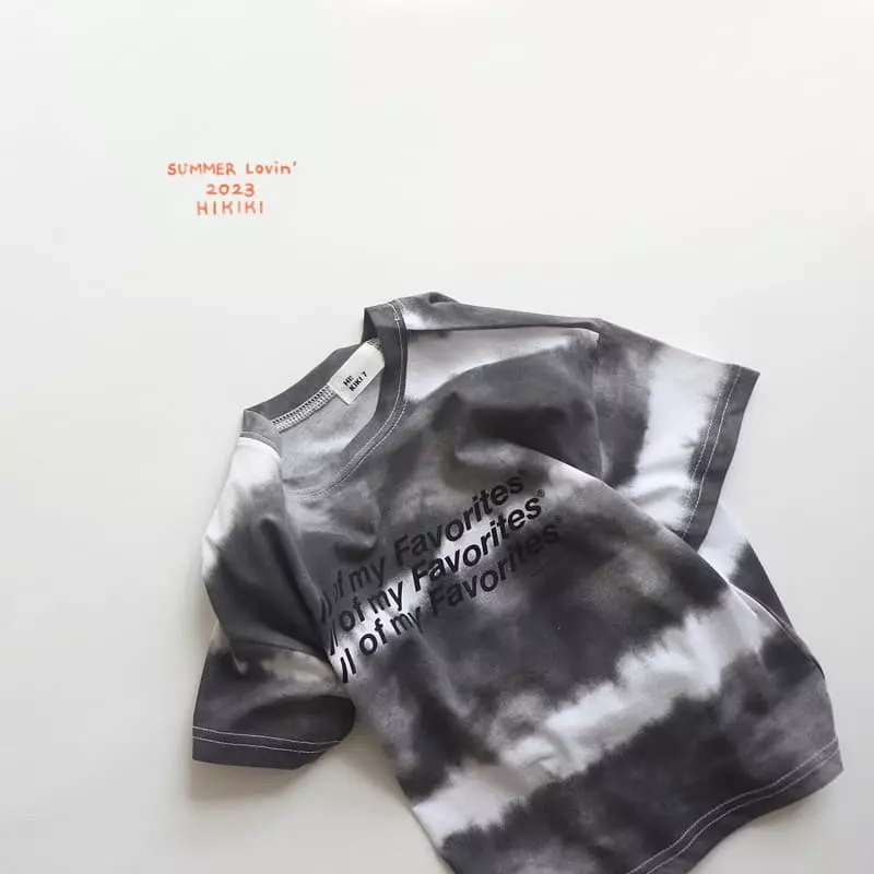Hikiki - Korean Children Fashion - #designkidswear - Water Paitn Tee - 3