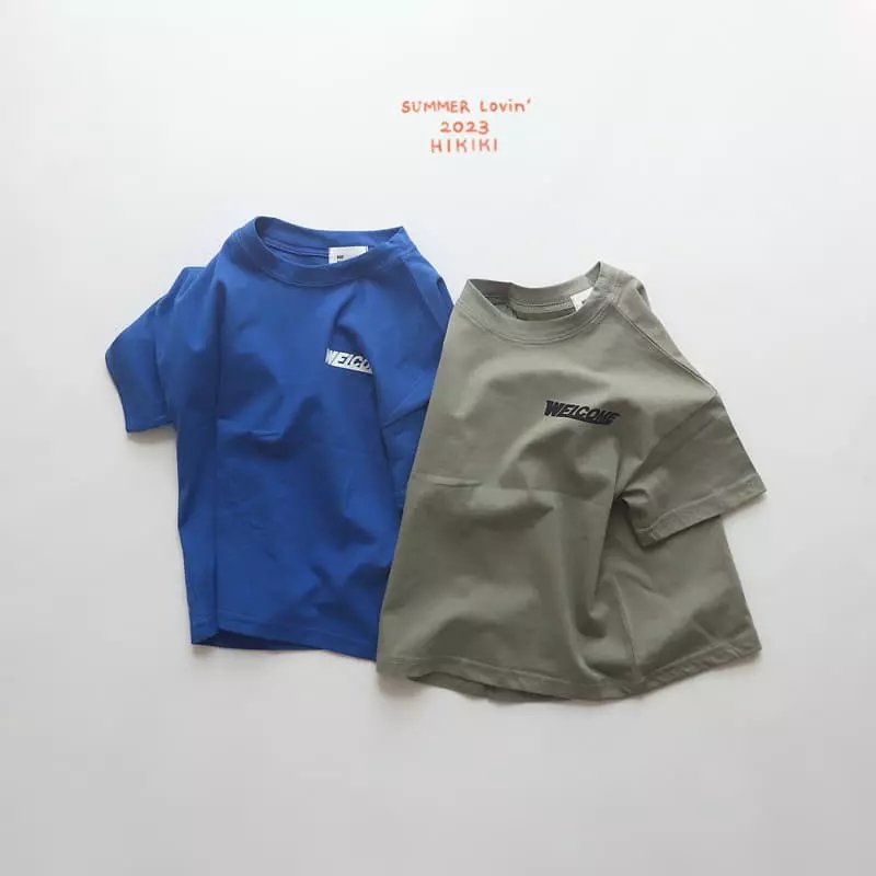 Hikiki - Korean Children Fashion - #discoveringself - Welcome Tee - 10