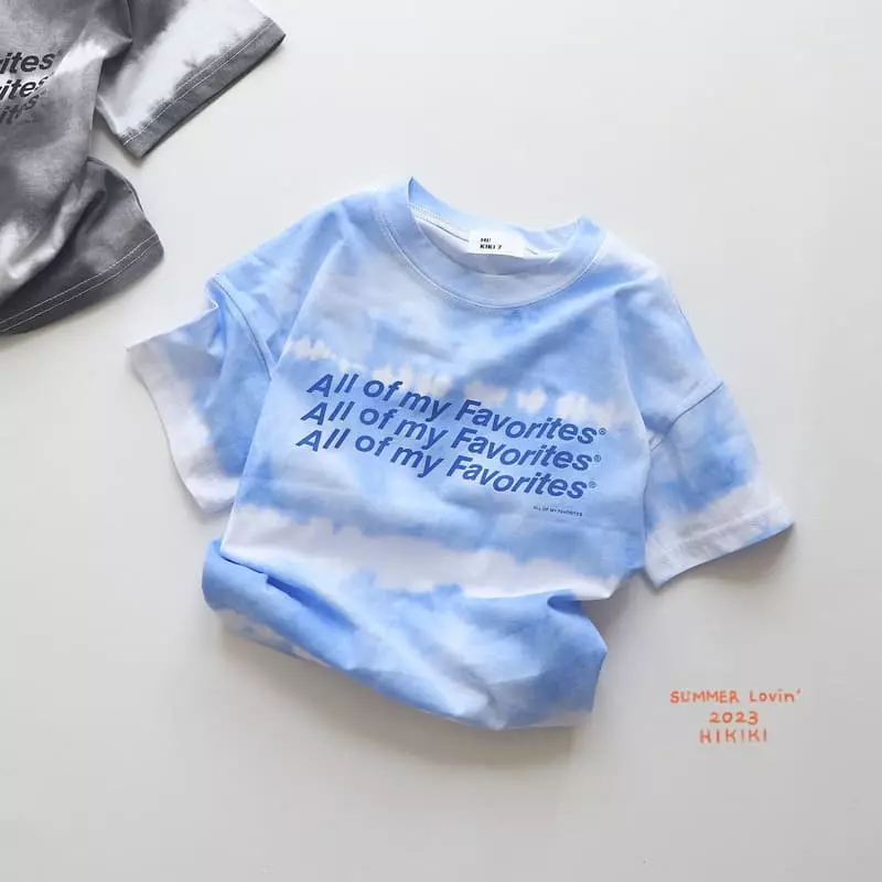 Hikiki - Korean Children Fashion - #fashionkids - Water Paitn Tee - 5