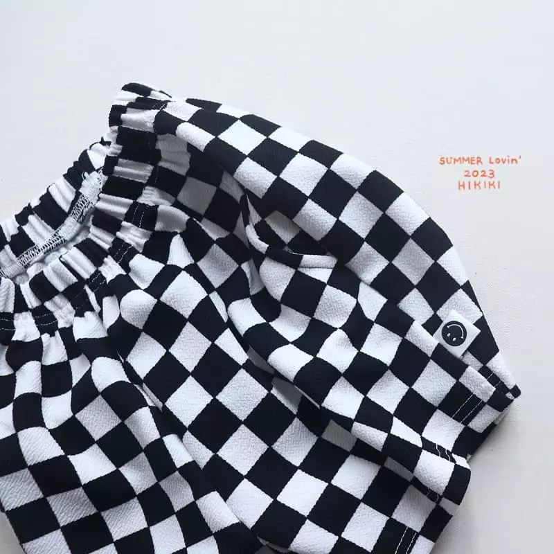 Hikiki - Korean Children Fashion - #fashionkids - Checker Shorts - 3