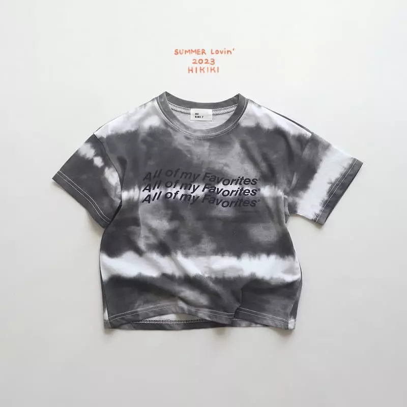 Hikiki - Korean Children Fashion - #kidzfashiontrend - Water Paitn Tee - 8