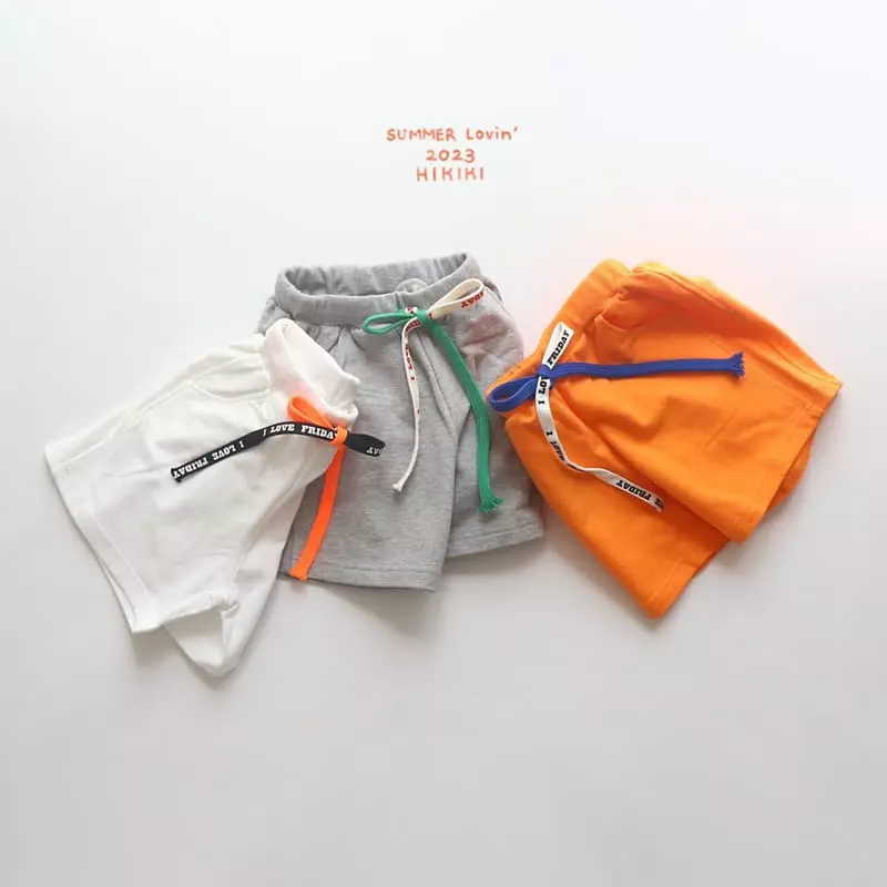 Hikiki - Korean Children Fashion - #kidzfashiontrend - String Shorts
