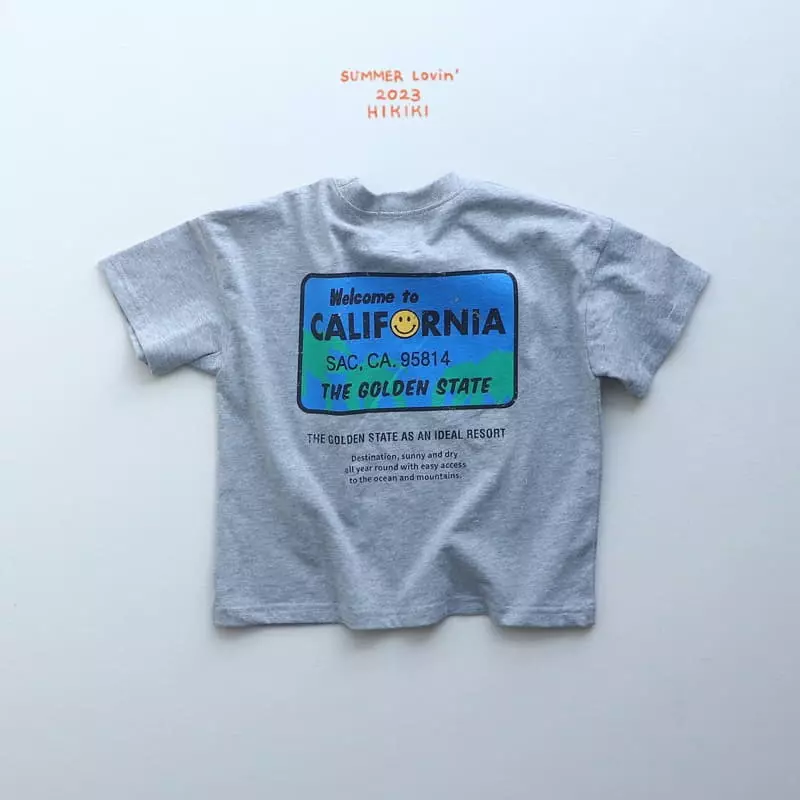 Hikiki - Korean Children Fashion - #magicofchildhood - California Tee - 5