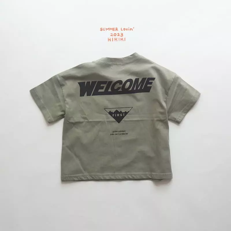 Hikiki - Korean Children Fashion - #prettylittlegirls - Welcome Tee - 4